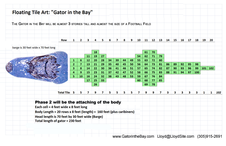 Mechanical design drawing for Gator in the Bay